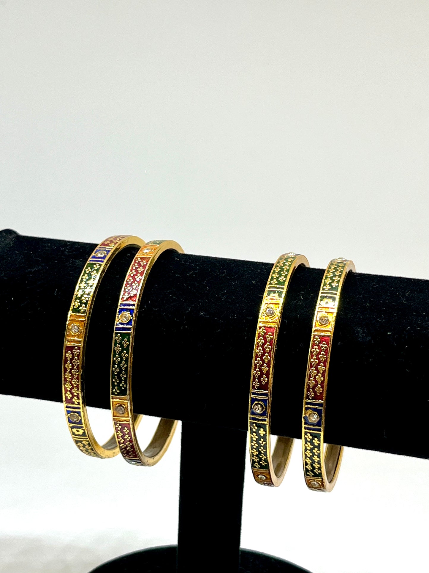 Tarini Multicoloured Meenakari Bangles ( set of 4)