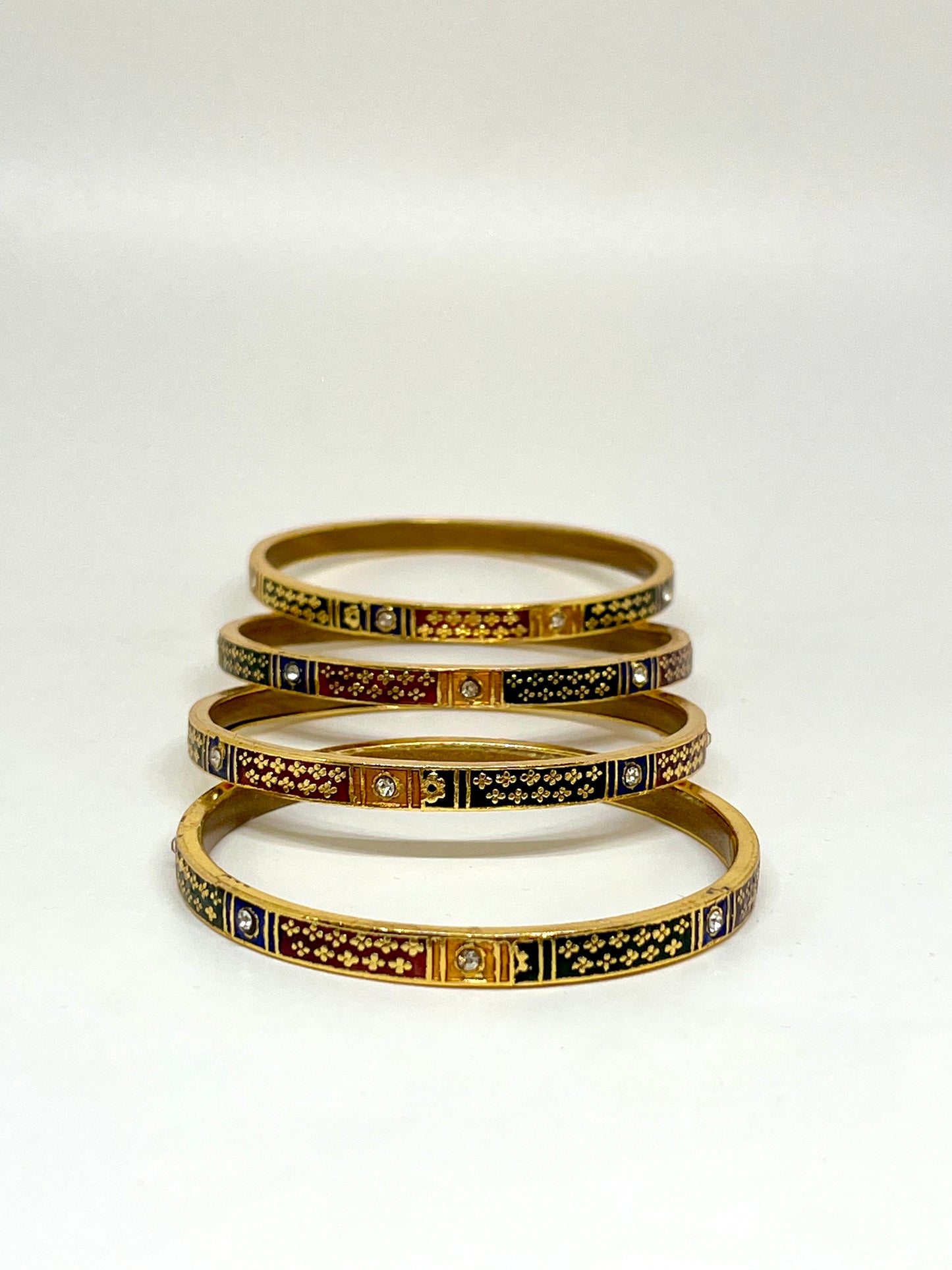Meher Multi-coloured Meenakari Bangles