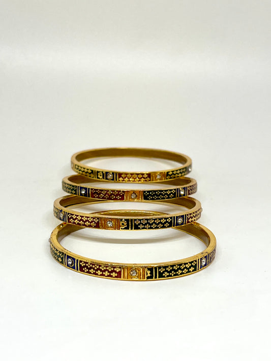 Meher Multi-coloured Meenakari Bangles